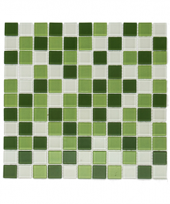 Gạch kính mosaic trộn màu